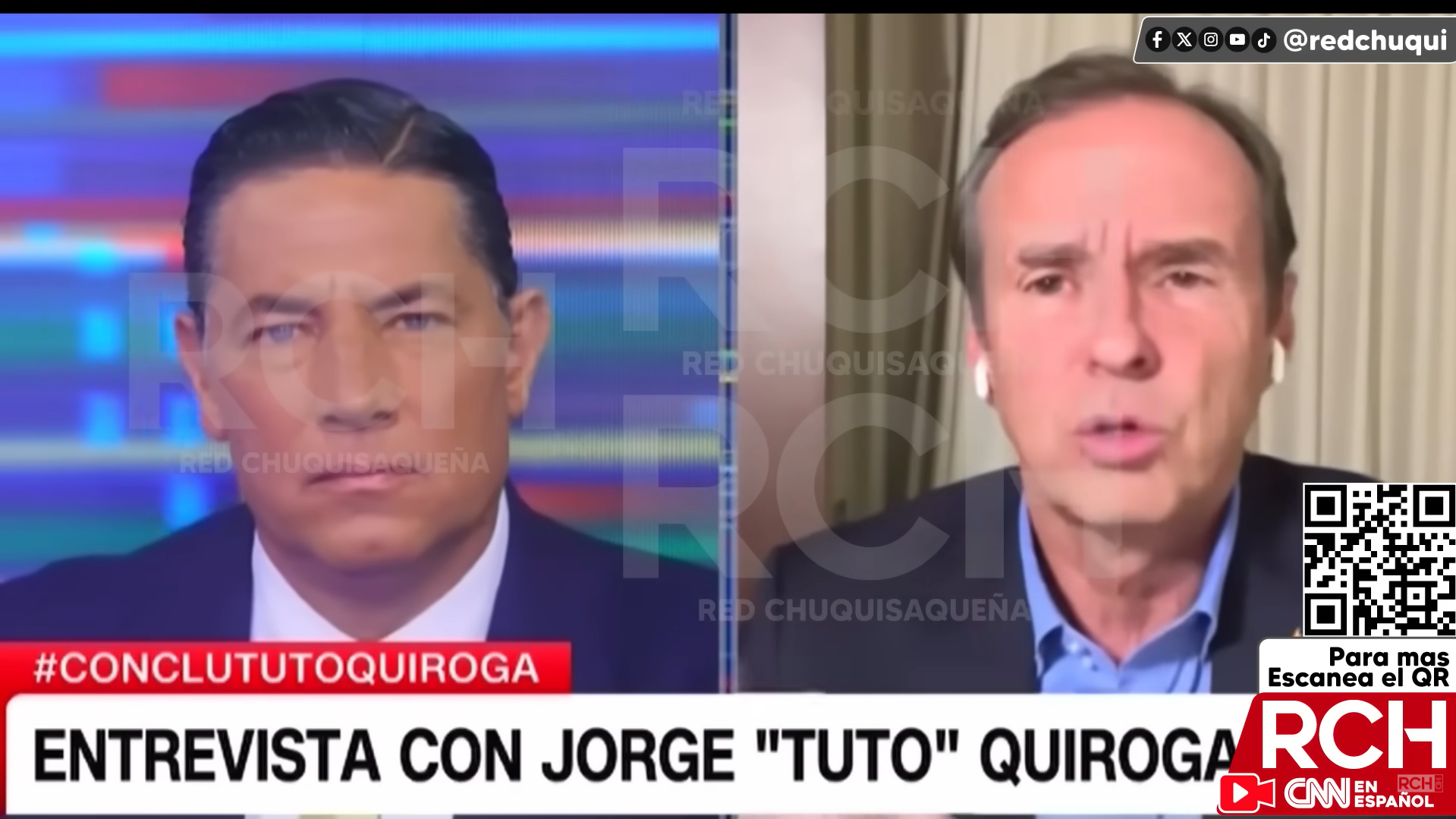 Entrevista completa a Jorge TUTO Quiroga en conclusiones CNN con Fernando del RINCON